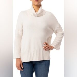 Cyrus Cream Cowl Neck Sweater